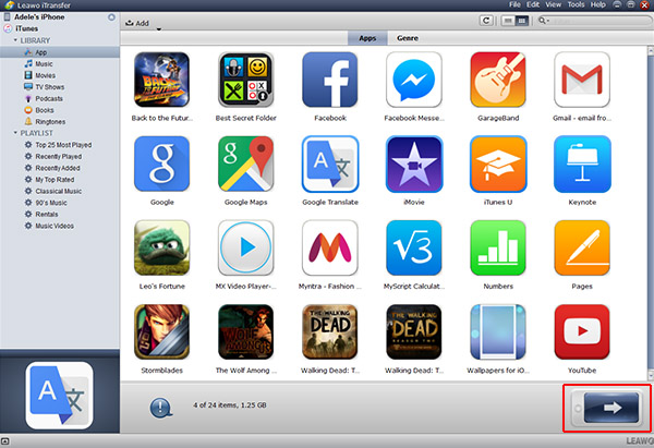 iPhone-Apps direkt an den neuen PC/Mac übertragen