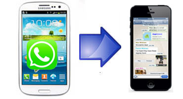 Android WhatsApp nachrichten von Android auf iPhone übertragen