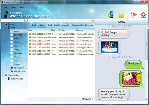 öffnen sie das programm und verbinden Sie das iPhone mit computer