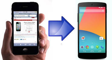 daten vom iPhone zum Google Nexus 5 übertragen